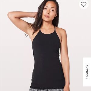 Lululemon Sun Setter Tank, Black, Size 4